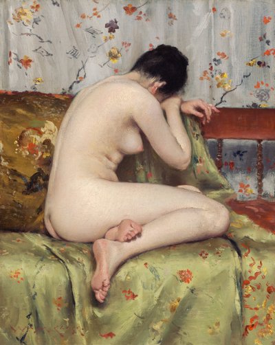 Eine moderne Magdalena von William Merritt Chase